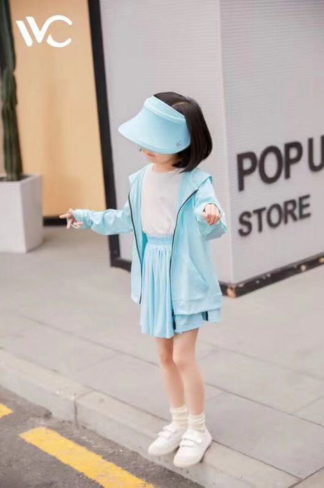 JJMG NEW UV Sun Protective Jacket and Hoodies for Kids Sunscreen Sunblock Packable Children Clothing