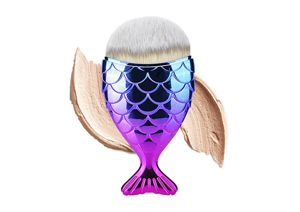Fishtail Mermaid Bottom Blush Powder Brush (Set of 2)