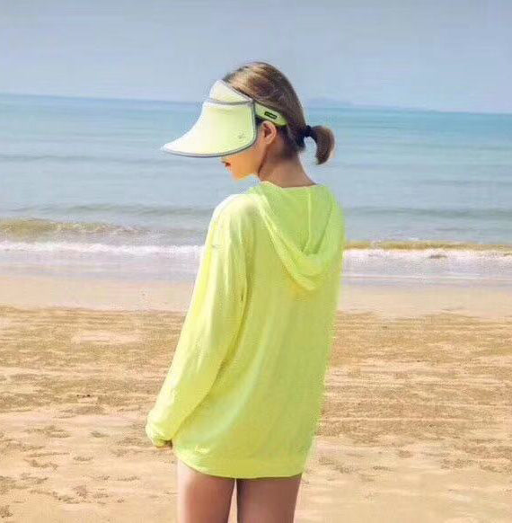 JJMG NEW VVC Women Summer Hat Large Brim Sun Visor UV Protection Beach Hat, Hiking, Playing Golf Outside Sports Activities