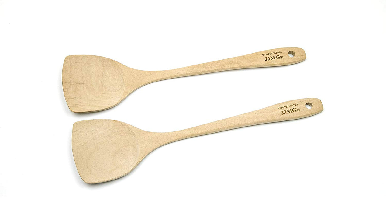 JJMG Wood Wok Spatula (Pack of 2)