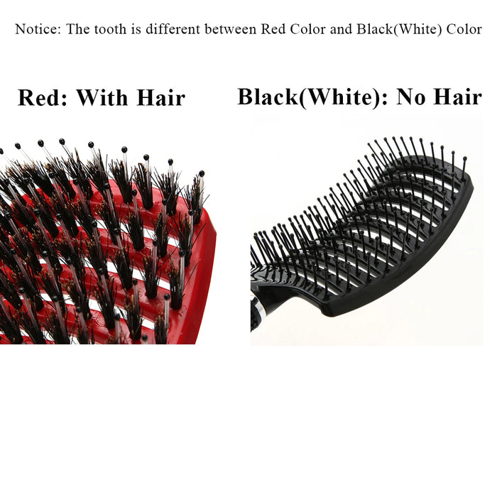 1 PC Hair Scalp Massage Comb Hairbrush Bristle Nylon Women Wet Curly Detangle Hair Brush for Salon Hairdressing Styling Tools