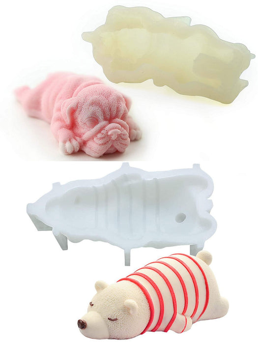 3D Dog & Bear Silicone Mold