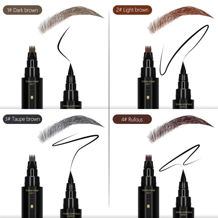 JJMG 3-in-1 Self-Adhesive Eyebrow and Eyeliner Pen