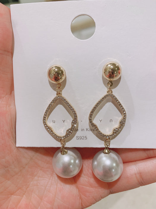 High quality earrings Sterling silver backs