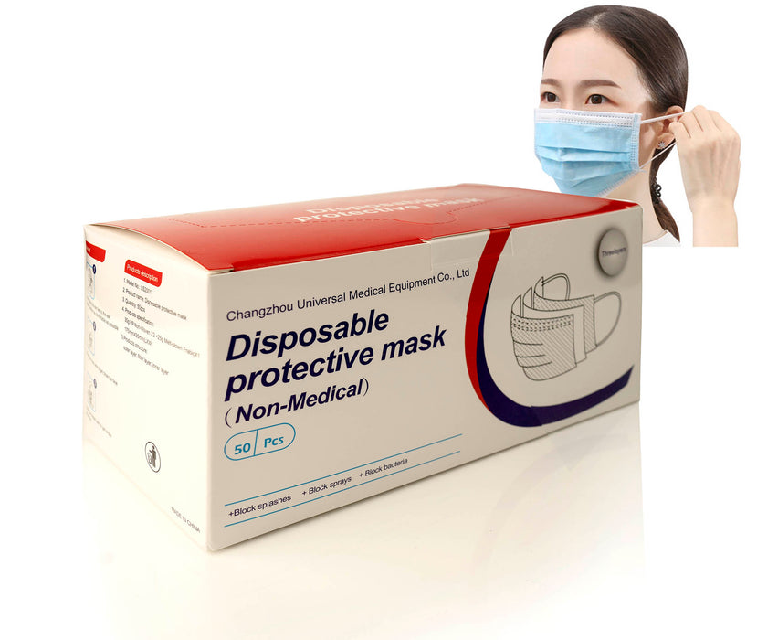3-Ply Disposable Face Mask Latex-Free (50pcs/Box)
