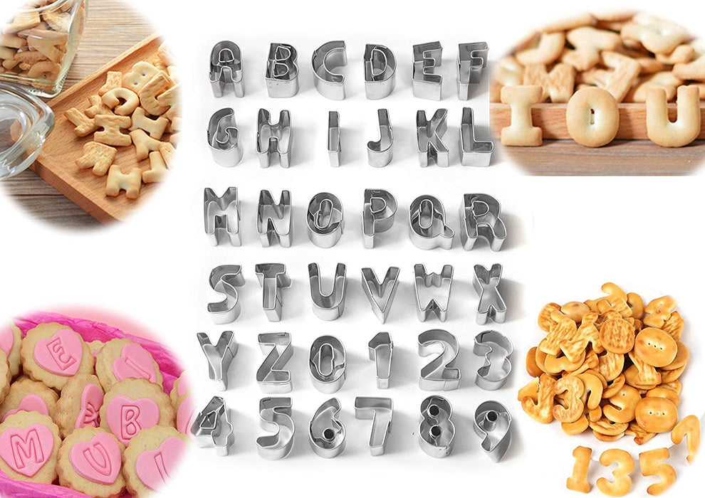 JJMG 36Pieces Alphabet Letters & Numbers