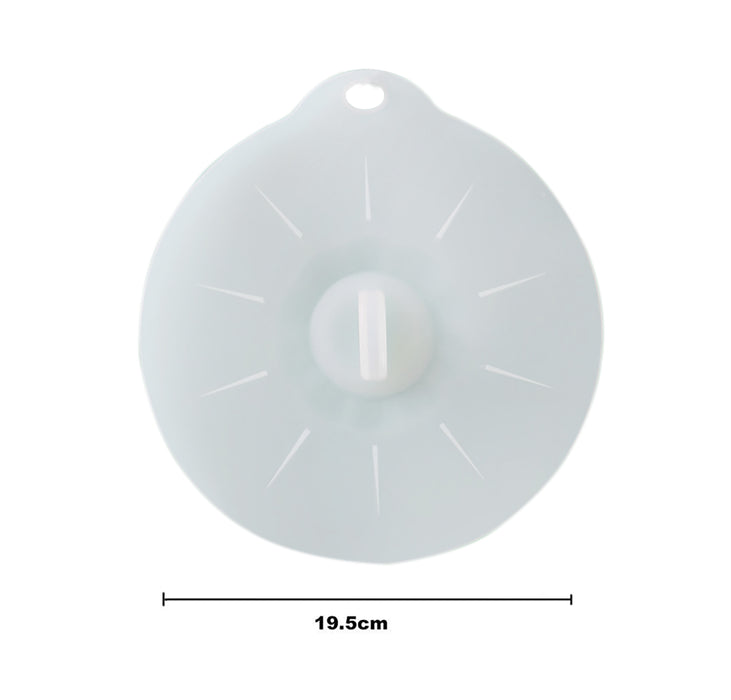 3+1 Silicone Bowl Lid (White and Pink)