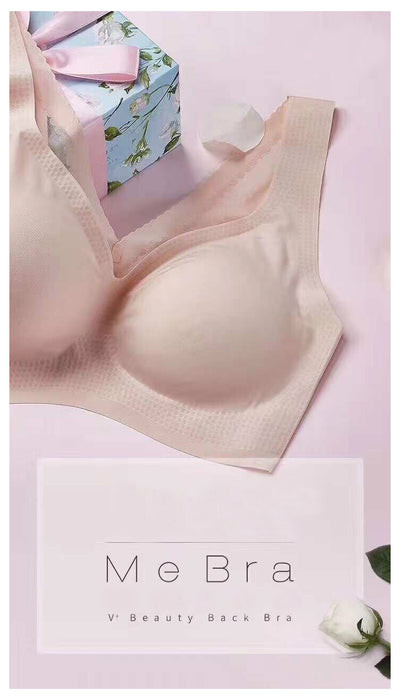 JJMG Women’s Comfortable Sexy Deep V-Back Seamless Bralette