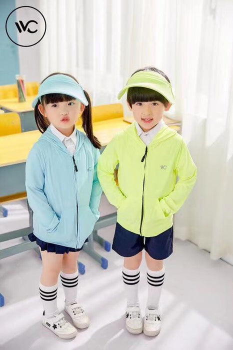 JJMG NEW UV Sun Protective Jacket and Hoodies for Kids Sunscreen Sunblock Packable Children Clothing
