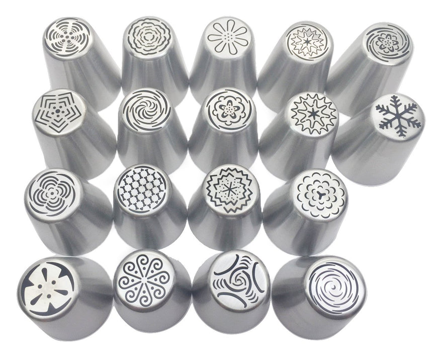 JJMG Russian Tulip Tips Stainless Steel and Silicone Bags Dispenser