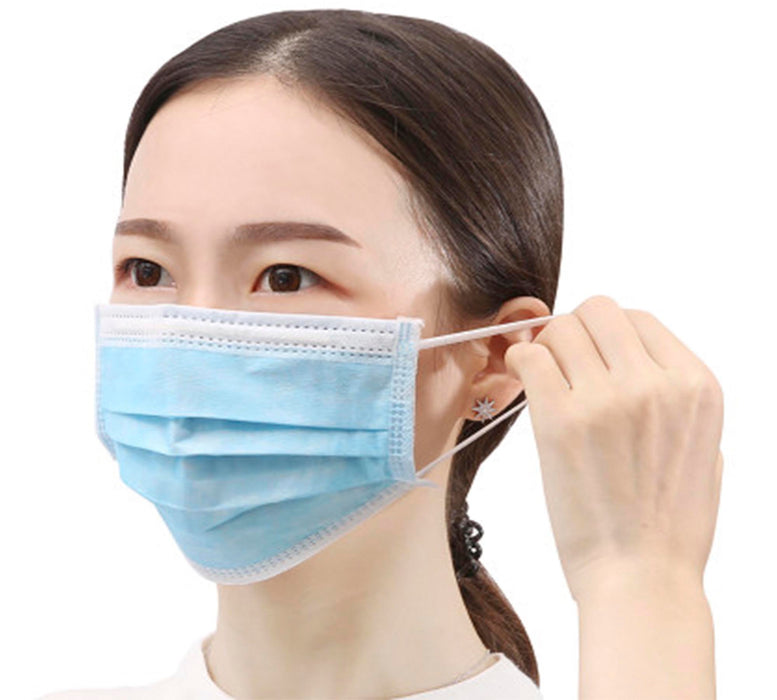 3-Ply Disposable Face Mask Latex-Free (50pcs/Box)