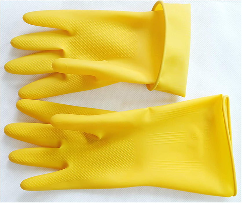 JJMG NEW Durable High Stretchable, Reusable Cleaning Rubber Gloves