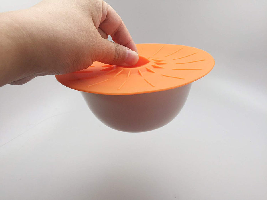 Food Grade Silicone Bowl Lids Food Saver Covers (Set of 5)