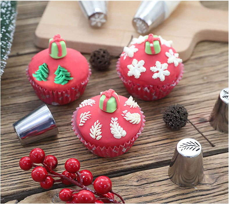 JJMG NEW Russian Icing Piping Tips Christmas Design For Cakes Cupcakes Cookies - Decoration Pastry Baking Tools