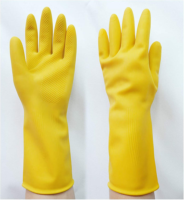JJMG NEW Durable High Stretchable, Reusable Cleaning Rubber Gloves