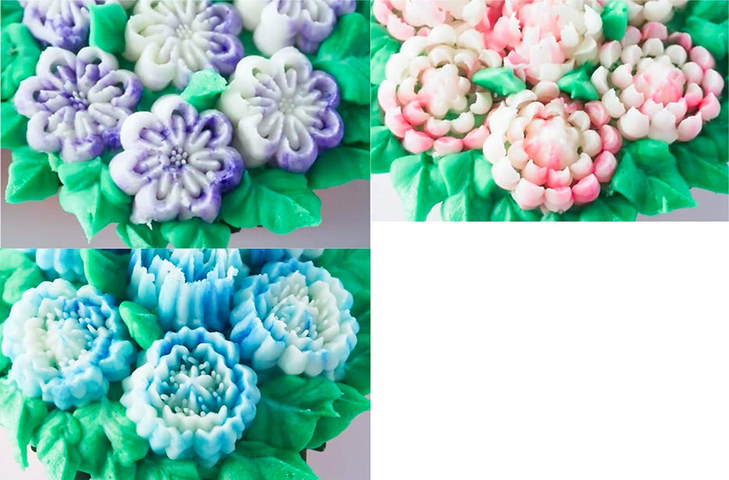 JJMG New Russian Large Piping Tips Set Icing Nozzles Fondant Cakes, Cupcakes, Cakes and Pastries Decorating Set (12 pieces)