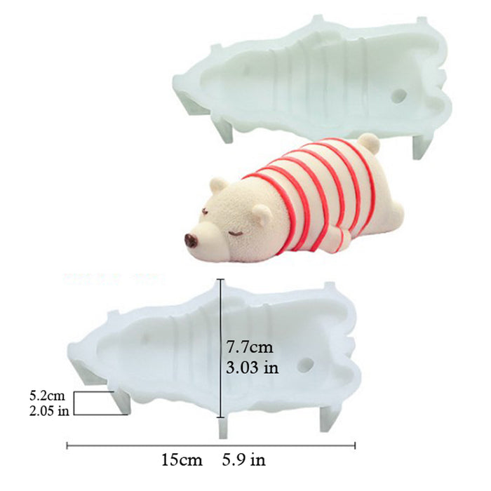 3D Dog & Bear Silicone Mold