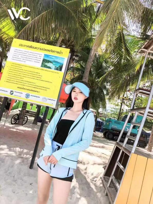 JJMG NEW VVC Women Summer Hat Large Brim Sun Visor UV Protection Beach Hat, Hiking, Playing Golf Outside Sports Activities