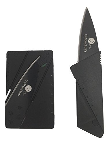JJMG Mini Wallet Size, Credit Card Knife (Pack of 10)