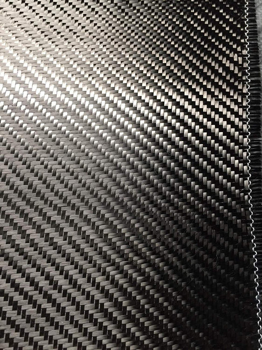 Carbon Fiber Fabrics Cloth Wrap 3k 200g/m2 Twill Weave (Black)