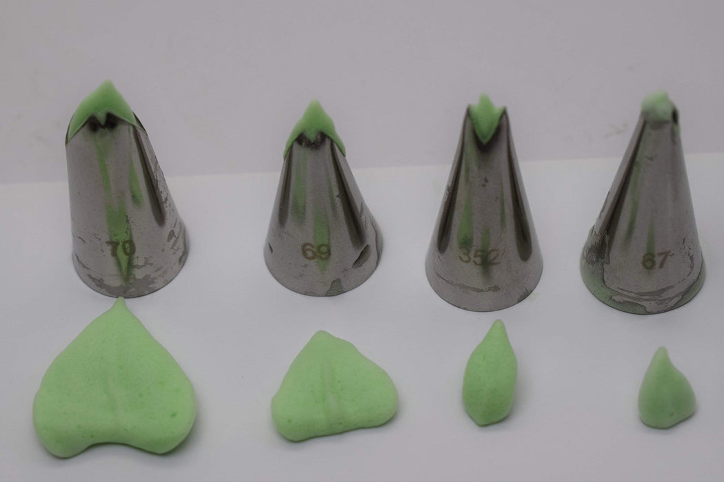JJMG Coupler Russian Nozzle Piping Leaf Tip (5 Pieces)