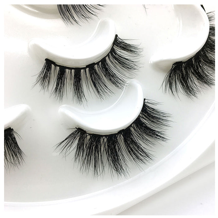 JJMG 7 Pair Easy-To-Wear Mess-Free Light Weight Magnetic Dramatic False Eyelashes Set