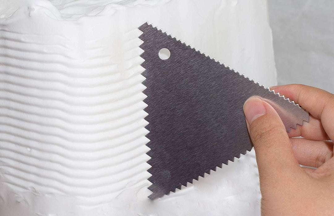 JJMG New 8-Piece Cake Scraper Smoother Set