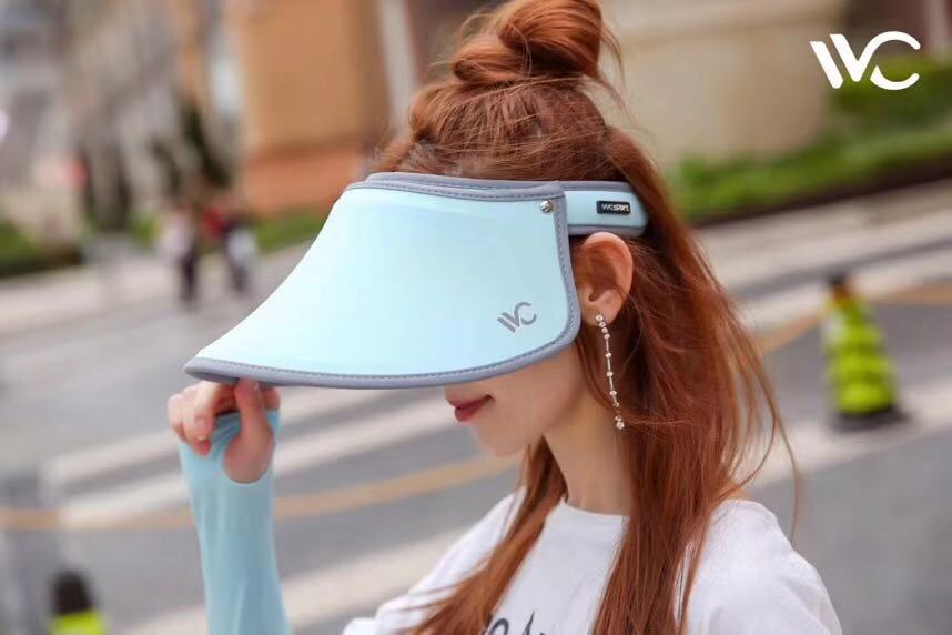 JJMG NEW VVC Women Summer Hat Large Brim Sun Visor UV Protection Beach Hat, Hiking, Playing Golf Outside Sports Activities