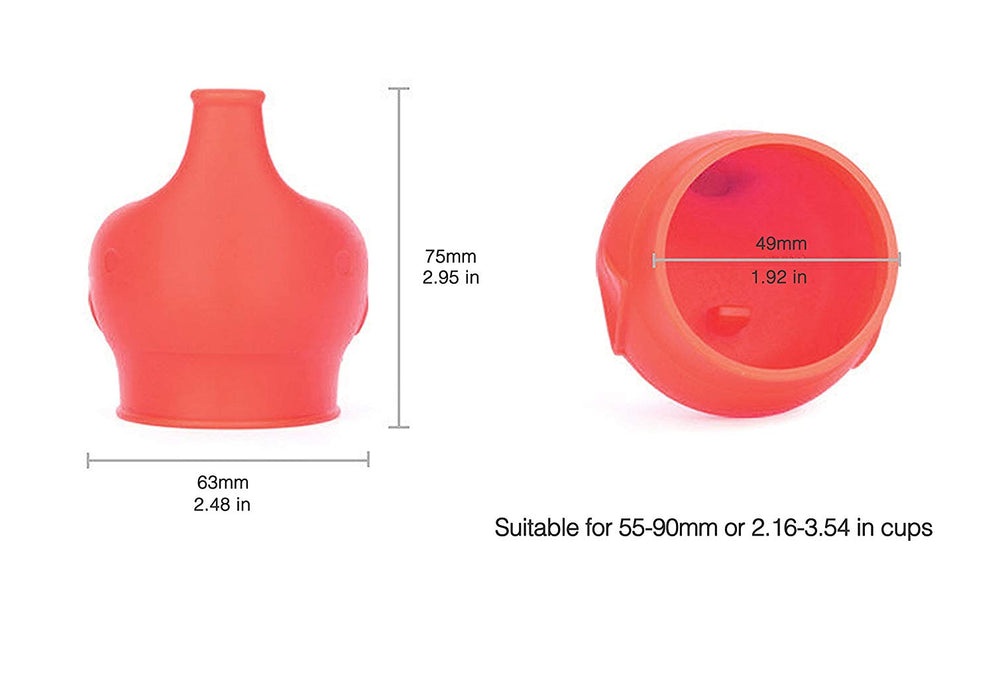 JJMG New Silicone Elephant Sprout Cup Lids with Spill Proof Design and Boon Snug Straw with Splash Resistant Covers for Babies and Toddlers
