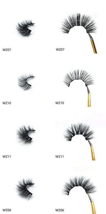 JJMG 7 Pair Easy-To-Wear Mess-Free Light Weight Magnetic Dramatic False Eyelashes Set
