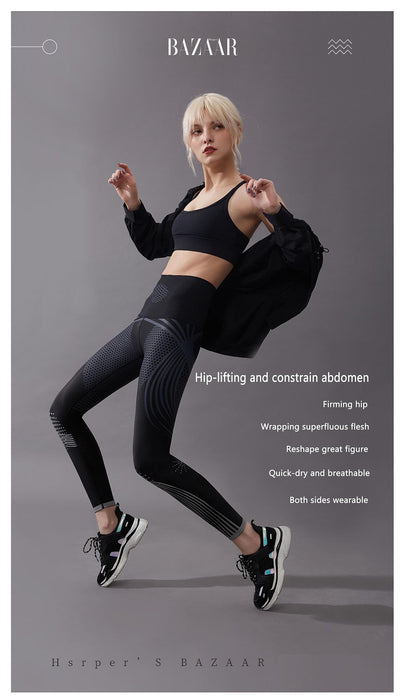 BAZAAR Women Sexy High Waist Fitness Yoga Pants