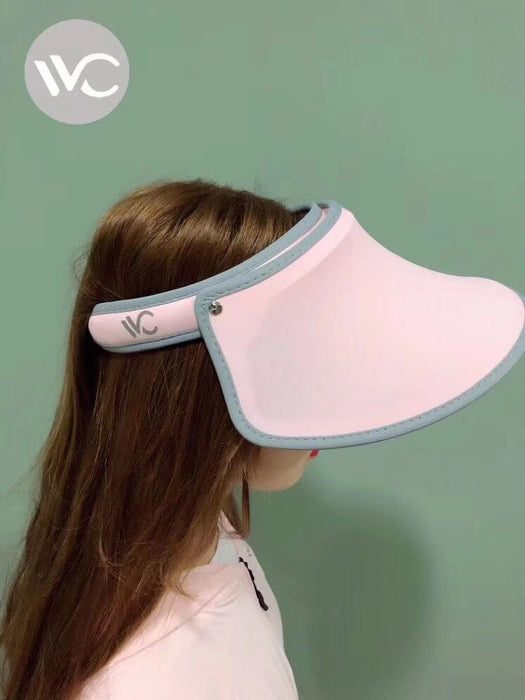 JJMG NEW VVC Women Summer Hat Large Brim Sun Visor UV Protection Beach Hat, Hiking, Playing Golf Outside Sports Activities
