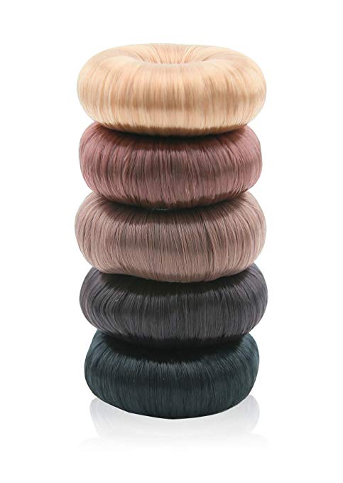 JJMG Hair Bun Maker Donut Ring (5 Pieces)