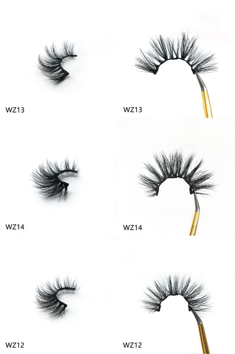 JJMG 7 Pair Easy-To-Wear Mess-Free Light Weight Magnetic Dramatic False Eyelashes Set
