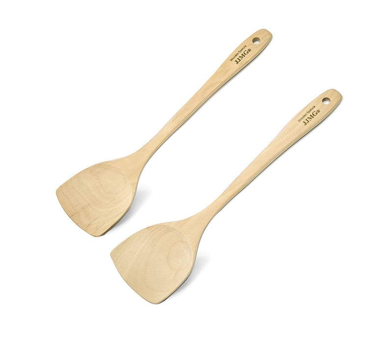 JJMG Wood Wok Spatula (Pack of 2)