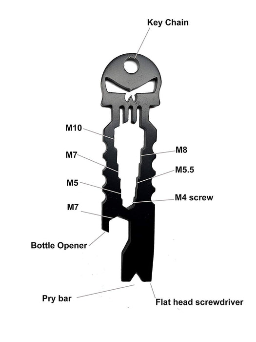 JJMG Pocket Skull Screwdriver (Set of 2)