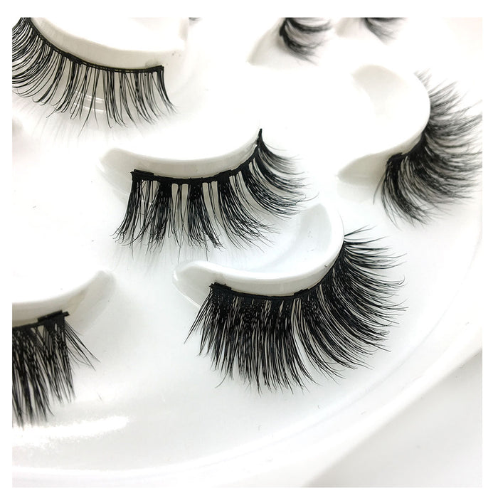 JJMG 7 Pair Easy-To-Wear Mess-Free Light Weight Magnetic Dramatic False Eyelashes Set
