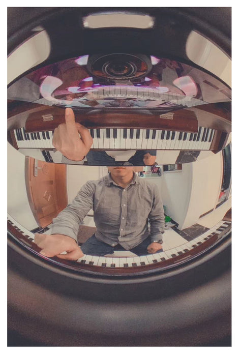 Piano Fish Eye Lens for Zoom Lessons Online Class Selfie Wide-Angle Overhead Camera Lens iPhone Android Universal FishEye Lens Home Teaching Tool