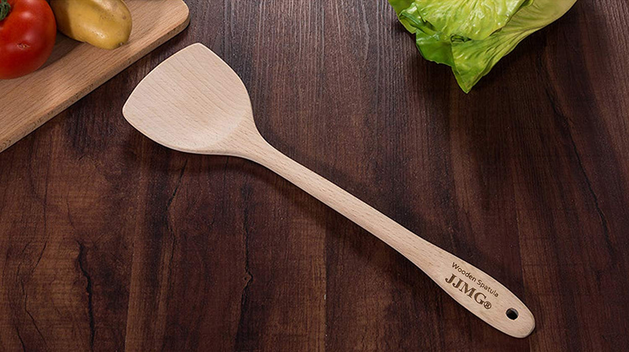JJMG Wood Wok Spatula (Pack of 2)