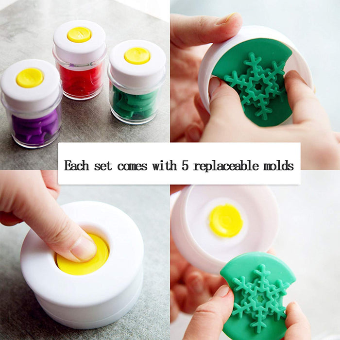 JJMG Replaceable Plastic Mold Cutter (3 Sets  of 5)