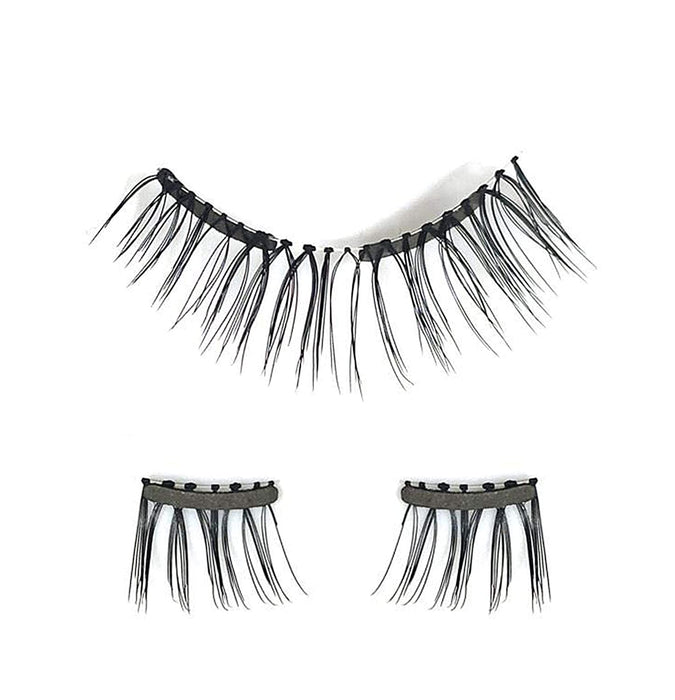 JJMG Soft Magnetic Eyelashes Extension With Dual Pairs Bendable Magnets Eyelash Glue-Free Design compare with MLEN Lashes (Full)