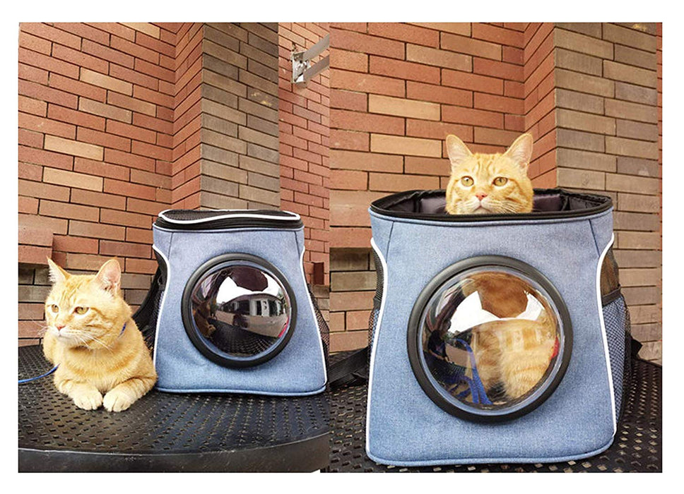 JJMG Capsule Space Bubble Backpack (Mesh Window on Top)