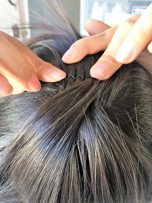 4 Pack Hair Bangs Clip Insert Comb Tool