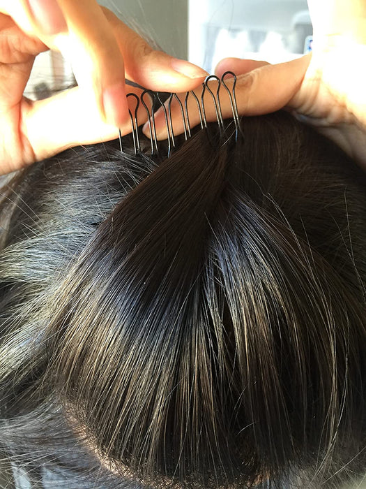4 Pack Hair Bangs Clip Insert Comb Tool