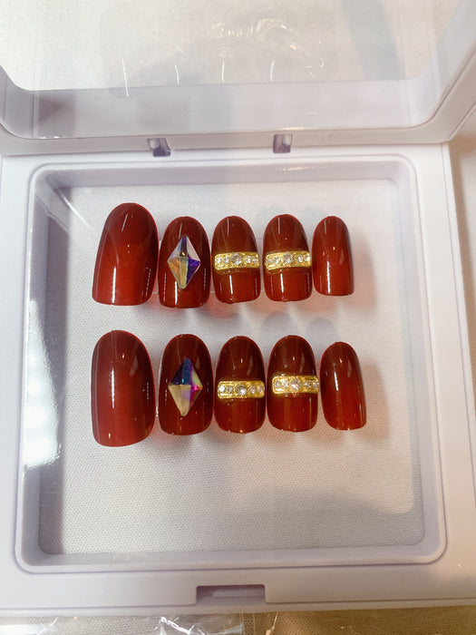 24-Piece Reusable Fake Nail Tips