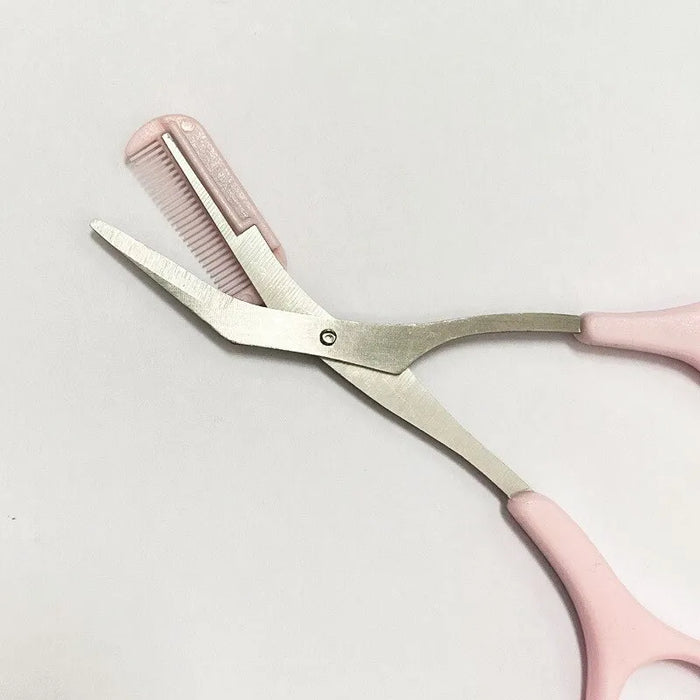 Eyebrow Trimming Knife Eyebrow Face Razor For Women Professional Eyebrow Scissors With Comb Brow Trimmer Scraper Accesso