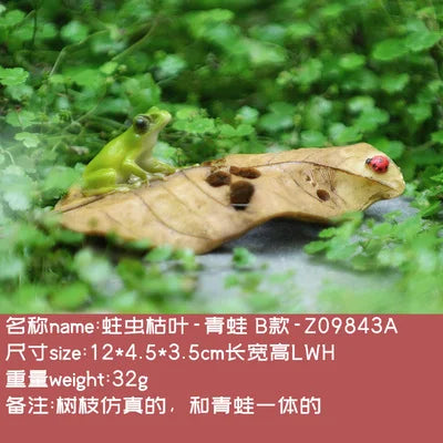 Everyday Collection Animal Frog Fairy Garden Figurines Miniature Landscape Home Decoration Accessories Birthday Gift Souvenirs