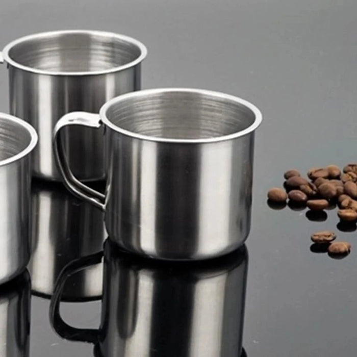 1PCS  200ml stainless steel cup Travel camping outdoor cup drink beer tea kitchen noodle cup with hook handle