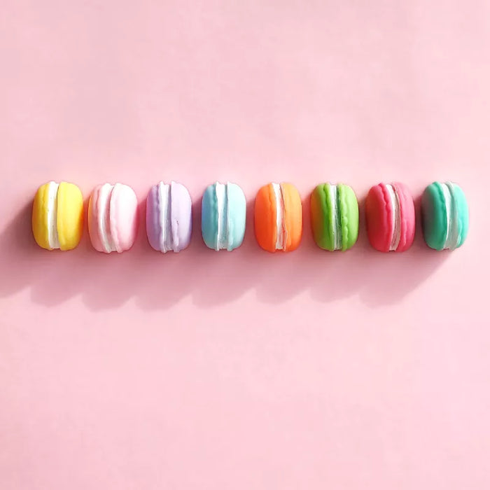 5pcs Cute Simulation of Macaron Refrigerator Magnets A Set of Personality Creative 3D Magnet Home Decoration