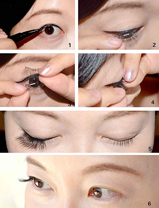 JJMG 3D Magnetic False Eyelashes (Style W)